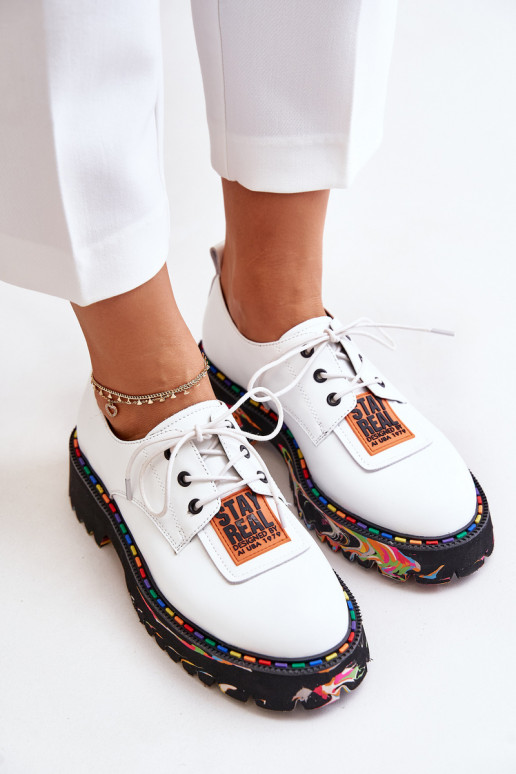 apavi  šņorējami Artiker 55C0500 baltas krāsas   apavi  šņorējami Artiker 55C0500 baltas krāsas