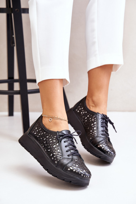 Zazoo 2973   apavi ar platformu  Melns Zazoo 2973   apavi ar platformu  Melns