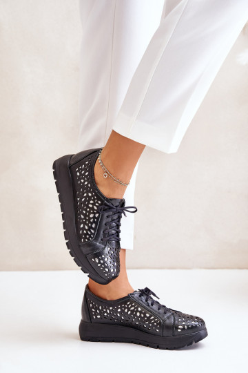 Zazoo 2973   apavi ar platformu  Melns 2