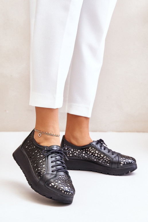 Zazoo 2973   apavi ar platformu  Melns Zazoo 2973   apavi ar platformu  Melns