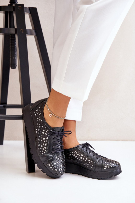 Zazoo 2973   apavi ar platformu  Melns Zazoo 2973   apavi ar platformu  Melns