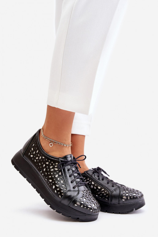 Zazoo 2973   apavi ar platformu  Melns Zazoo 2973   apavi ar platformu  Melns