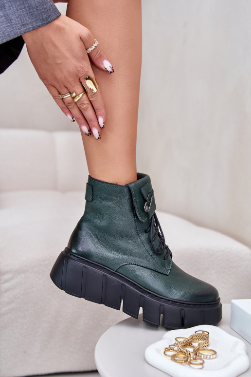 Zazoo 60511 sieviešu zābaki  ar platformu siltināti haki krāsas Zazoo 60511 sieviešu zābaki  ar platformu siltināti haki krāsas