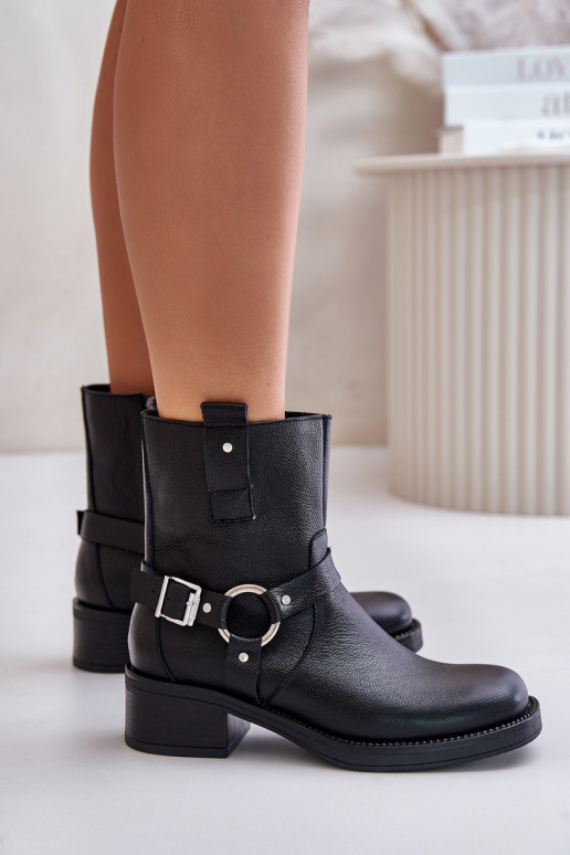 Zazoo 60480 sieviešu zābaki  siltināti Melns Zazoo 60480 sieviešu zābaki  siltināti Melns