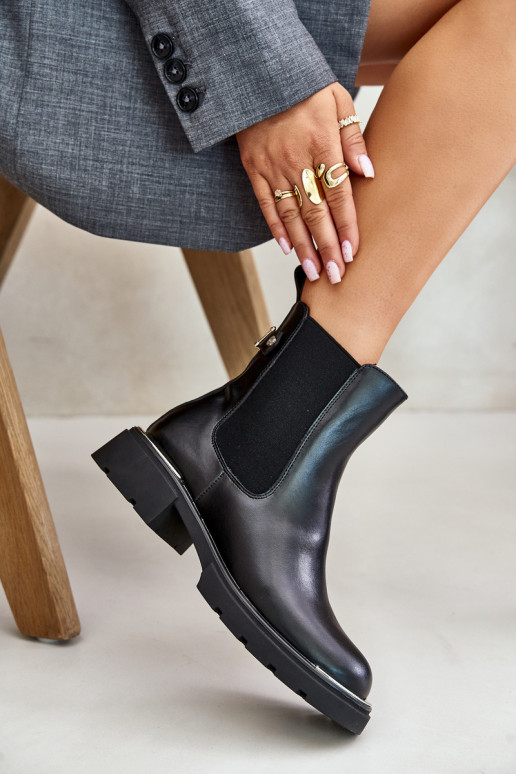 stilīgi puszābaki  GOE OO2N4147-E2 Melns   stilīgi puszābaki  GOE OO2N4147-E2 Melns