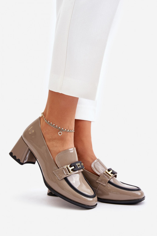 Laque apavi  ar papēdi ar ornamentiem Artiker 55C1054 smilšu krāsas Laque apavi  ar papēdi ar ornamentiem Artiker 55C1054 smilšu krāsas