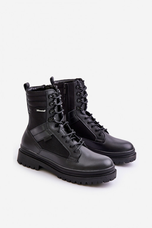 apavi Sieviešu puszābaki  siltināti Big Star OO174164 Melns   apavi Sieviešu puszābaki  siltināti Big Star OO174164 Melns