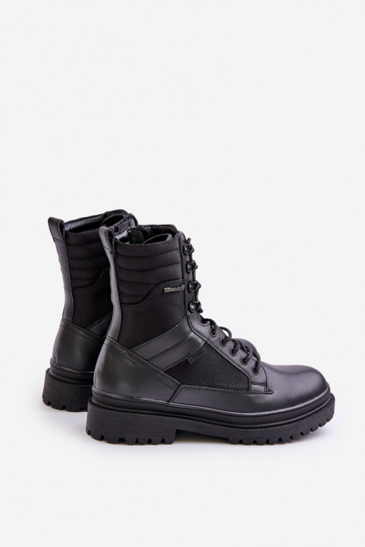 apavi Sieviešu puszābaki  siltināti Big Star OO174164 Melns   apavi Sieviešu puszābaki  siltināti Big Star OO174164 Melns