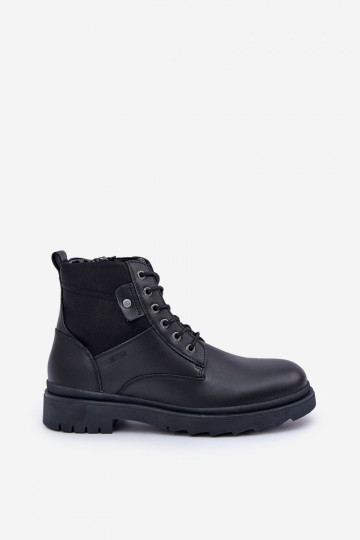   siltināti apavi Sieviešu puszābaki  Big Star OO174166 Melns 2