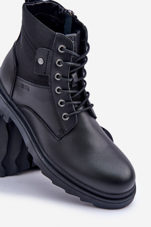 siltināti apavi Sieviešu puszābaki  Big Star OO174166 Melns   siltināti apavi Sieviešu puszābaki  Big Star OO174166 Melns