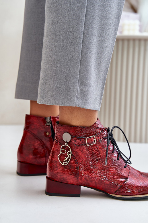    Laque Sieviešu puszābaki   5743A-08 sarkanas krāsas