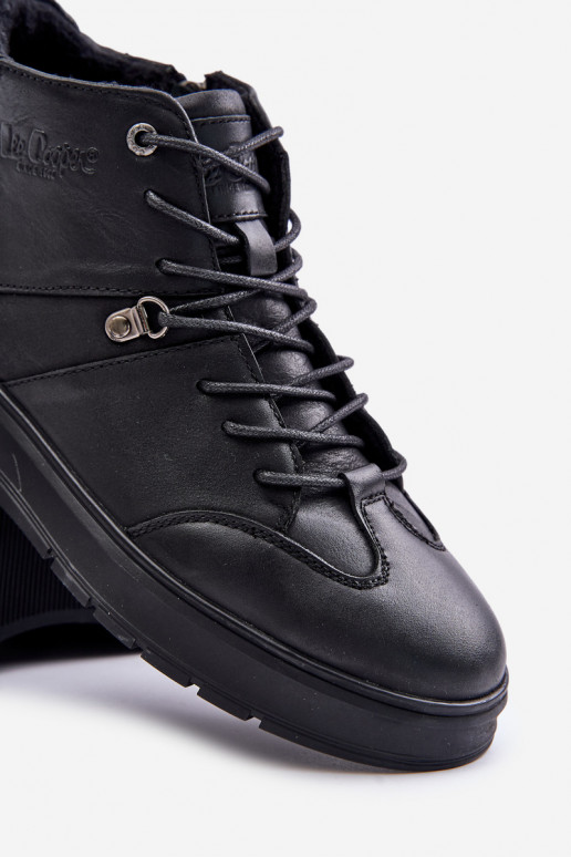   siltināti  modeļa puszābaki  Lee Cooper LCJ-24-33-2913 Melns