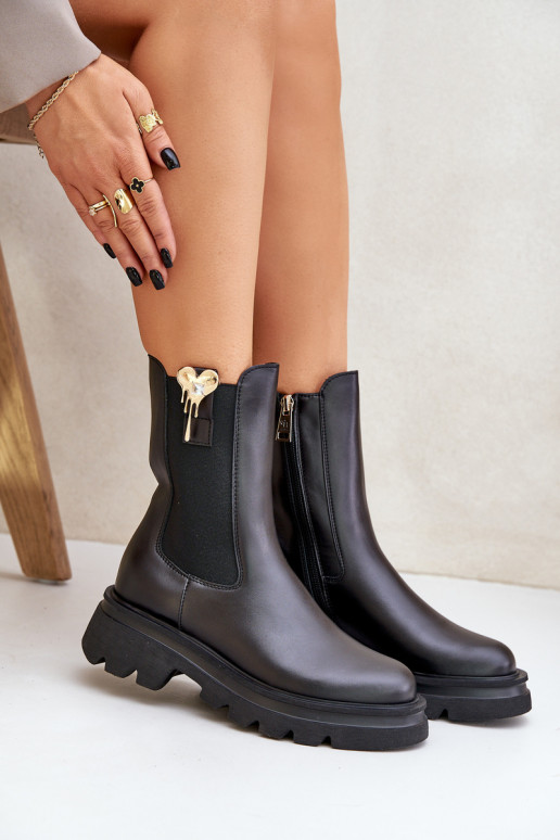   stilīgi puszābaki  CheBello 4537 Melns