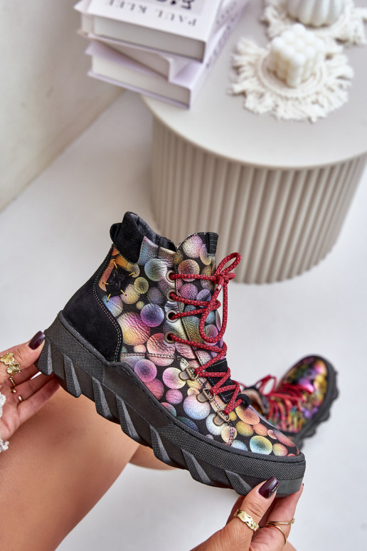    siltināti Sieviešu puszābaki  06146-39 Dažādu krāsu