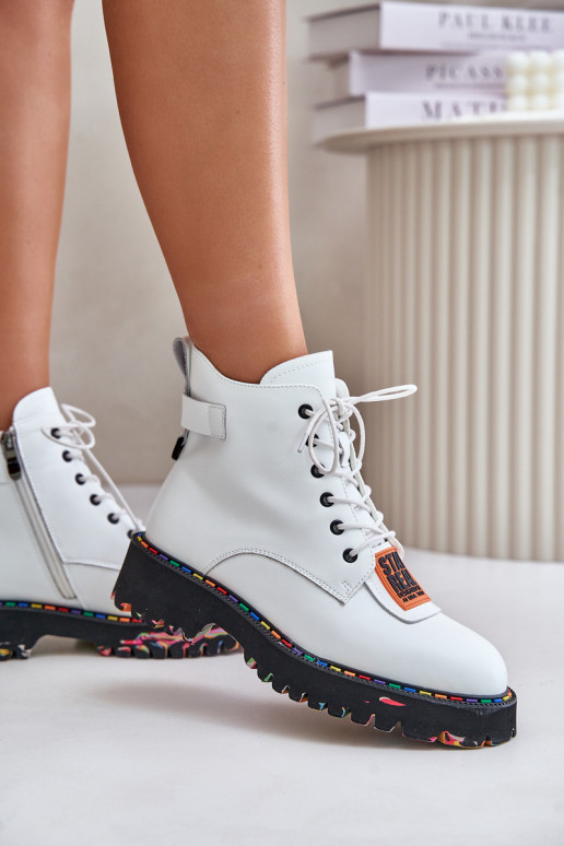 sieviešu zābaki apavi   Artiker 55C0515 baltas krāsas