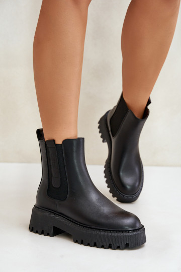   siltināti stilīgi puszābaki  Big Star OO274A386 Melns