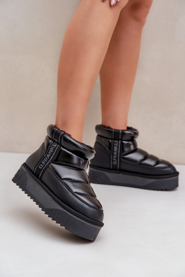  sniega apavi ar masīvu zoli D.Franklin DFSH371011 Melns 2