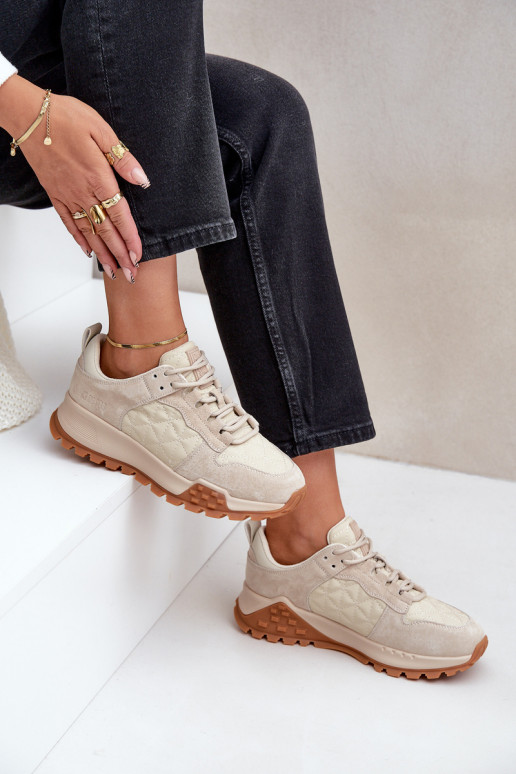    modeļa apavi  Big Star OO274A315 Hi-Poly System smilšu krāsas