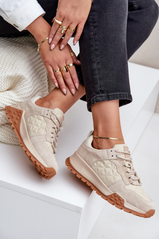    modeļa apavi  Big Star OO274A315 Hi-Poly System smilšu krāsas