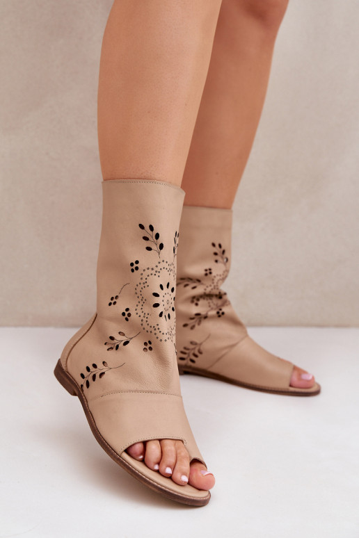 Zazoo 3437  Sieviešu basenes  ar stulmu  smilšu krāsas Zazoo 3437  Sieviešu basenes  ar stulmu  smilšu krāsas