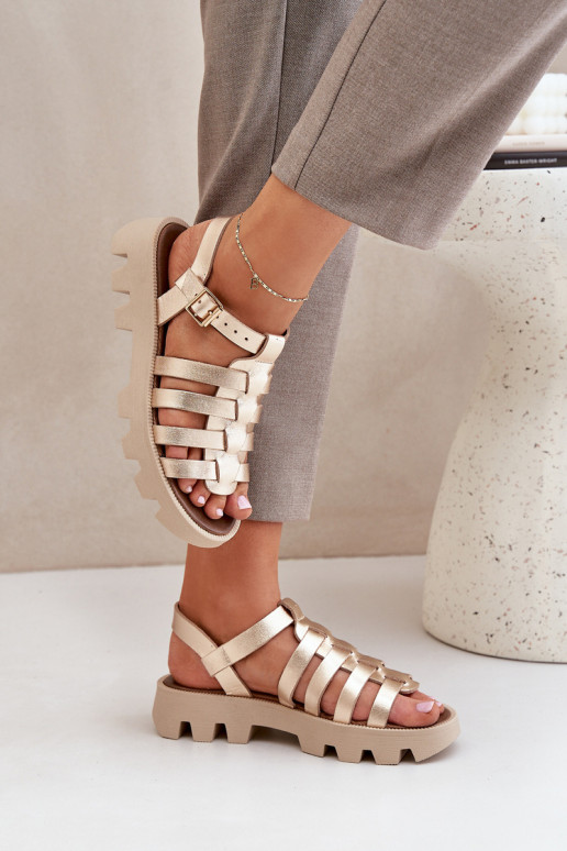 Sieviešu basenes   Zazoo 3695 Zelta krāsas