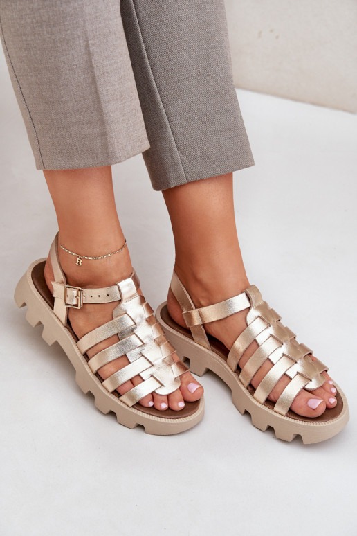 Sieviešu basenes   Zazoo 3695 Zelta krāsas