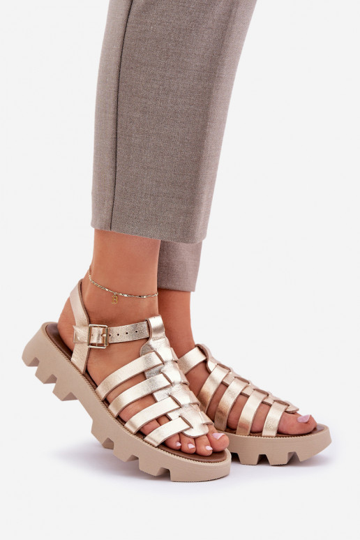 Sieviešu basenes   Zazoo 3695 Zelta krāsas