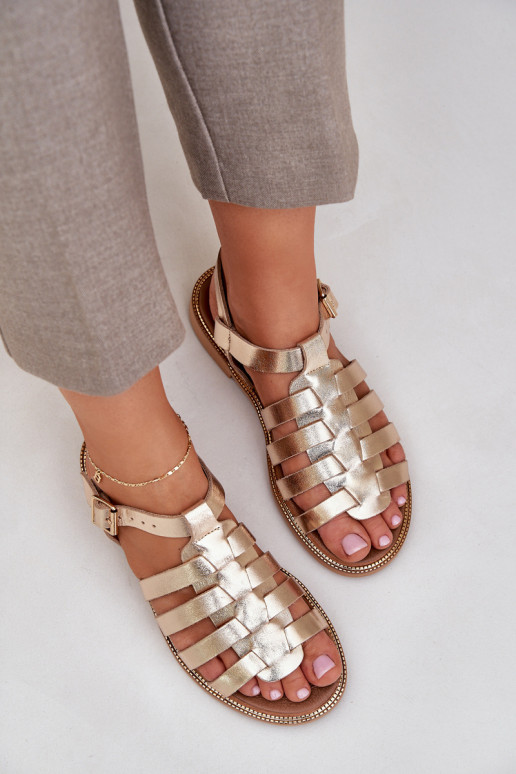 Sieviešu basenes  ar platiem papēžiem Zazoo 3686 Zelta krāsas Sieviešu basenes  ar platiem papēžiem Zazoo 3686 Zelta krāsas