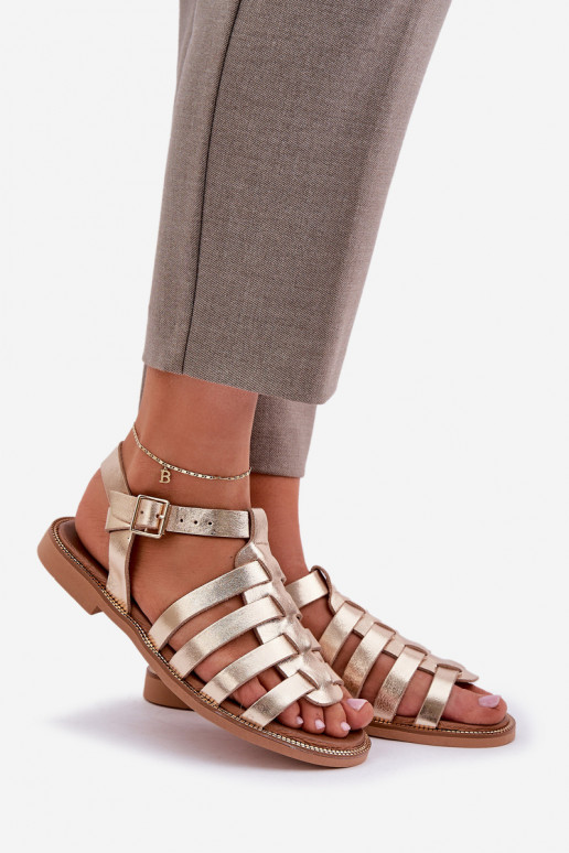 Sieviešu basenes  ar platiem papēžiem Zazoo 3686 Zelta krāsas Sieviešu basenes  ar platiem papēžiem Zazoo 3686 Zelta krāsas