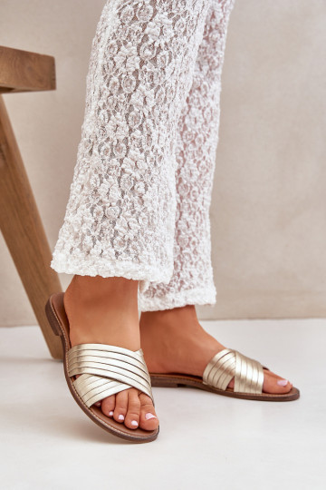    Čības  Shoes 3682 Zelta krāsas