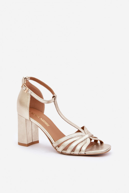 sandales Z Naturalnej Skóry ar papēdi Laura Messi 2766 sandales Z Naturalnej Skóry ar papēdi Laura Messi 2766