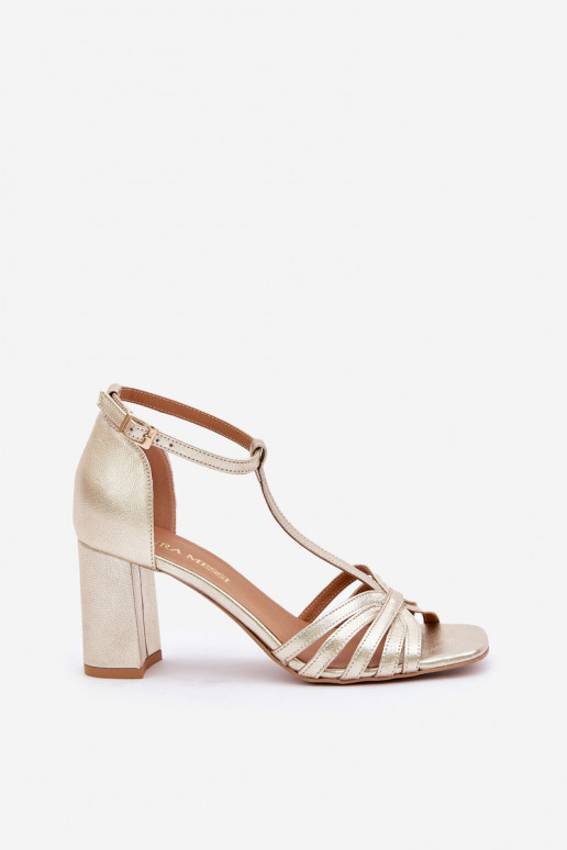 sandales Z Naturalnej Skóry ar papēdi Laura Messi 2766 sandales Z Naturalnej Skóry ar papēdi Laura Messi 2766