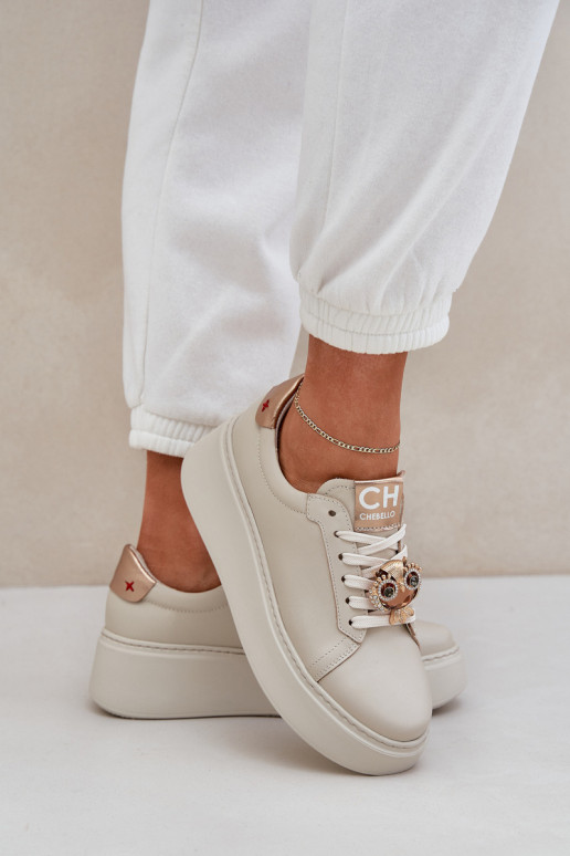     modeļa apavi CheBello 4411 Ziloņkaula krāsas