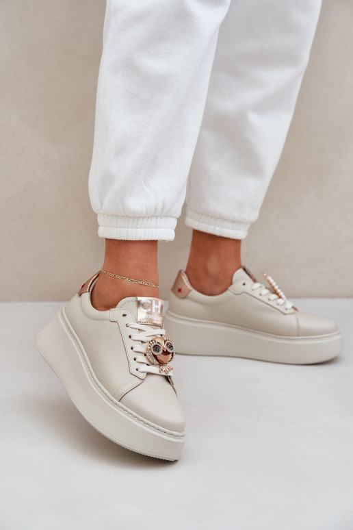     modeļa apavi CheBello 4411 Ziloņkaula krāsas