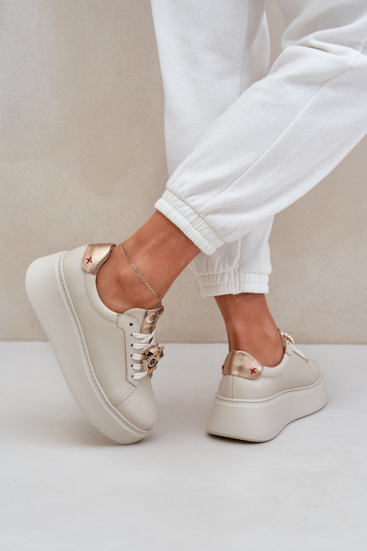     modeļa apavi CheBello 4411 Ziloņkaula krāsas