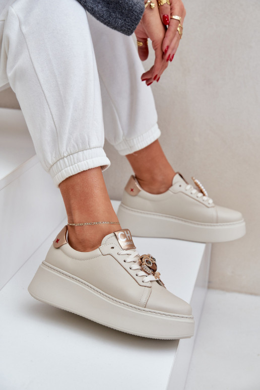     modeļa apavi CheBello 4411 Ziloņkaula krāsas