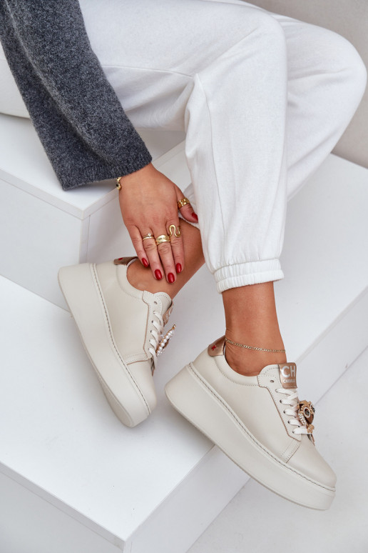     modeļa apavi CheBello 4411 Ziloņkaula krāsas