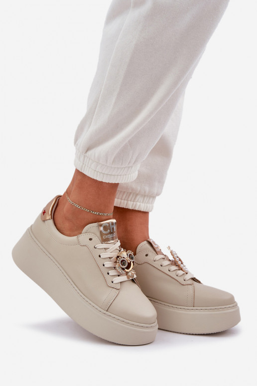     modeļa apavi CheBello 4411 Ziloņkaula krāsas