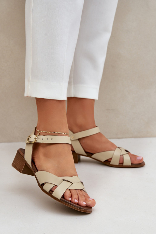 Sieviešu basenes  Na m Obcasie Zazoo 40372 Ziloņkaula krāsas Sieviešu basenes  Na m Obcasie Zazoo 40372 Ziloņkaula krāsas