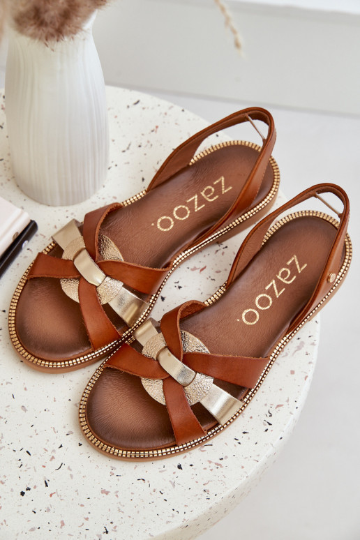 Zazoo 40382 Sieviešu basenes   brūnas krāsas Zazoo 40382 Sieviešu basenes   brūnas krāsas