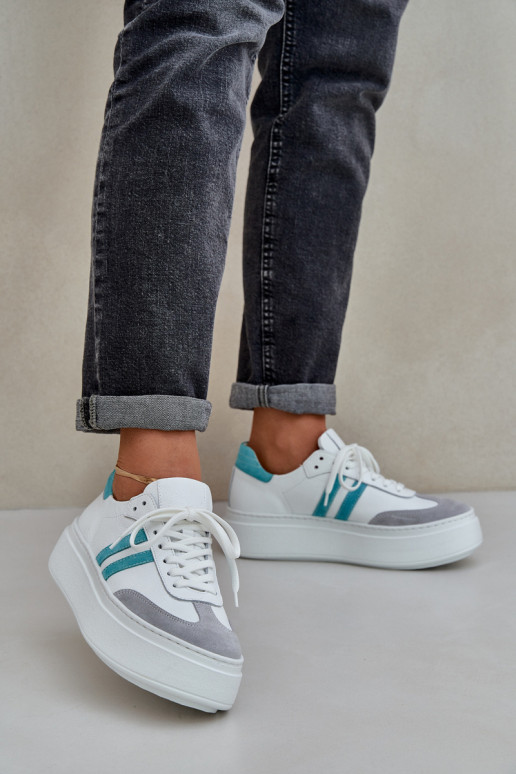 Zazoo N1068S8     modeļa apavi  ar platformu baltas krāsas