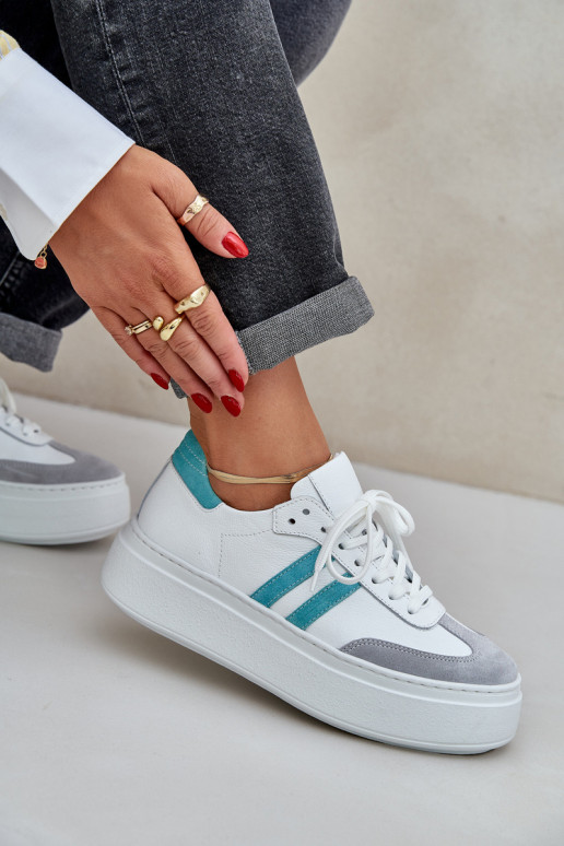 Zazoo N1068S8     modeļa apavi  ar platformu baltas krāsas