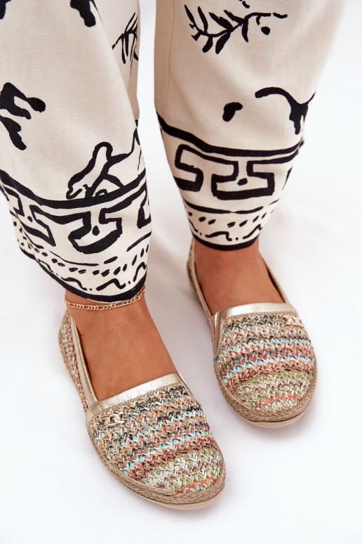 Eleganta stila ādas espadrilles ar pinumiem Zazoo 10178 dažādās krāsās