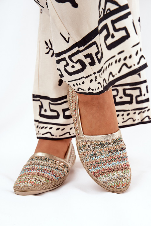 Eleganta stila ādas espadrilles ar pinumiem Zazoo 10178 dažādās krāsās