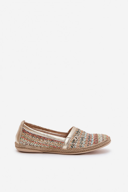Eleganta stila ādas espadrilles ar pinumiem Zazoo 10178 dažādās krāsās