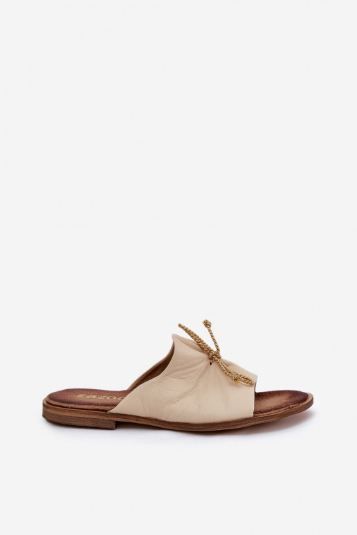 Zazoo 2659 Čibas no dabīgas ādas  smilšu krāsas Zazoo 2659 Čibas no dabīgas ādas  smilšu krāsas