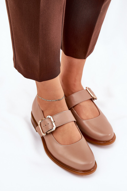 apavi  ar sprādzēm Laura Messi 2980 smilšu krāsas   apavi  ar sprādzēm Laura Messi 2980 smilšu krāsas