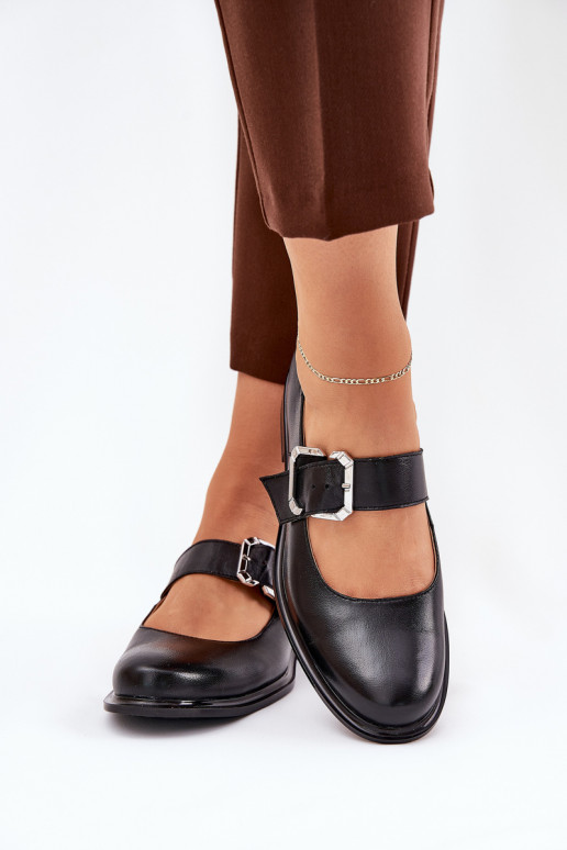 apavi  ar sprādzēm Laura Messi 2980 Melns   apavi  ar sprādzēm Laura Messi 2980 Melns