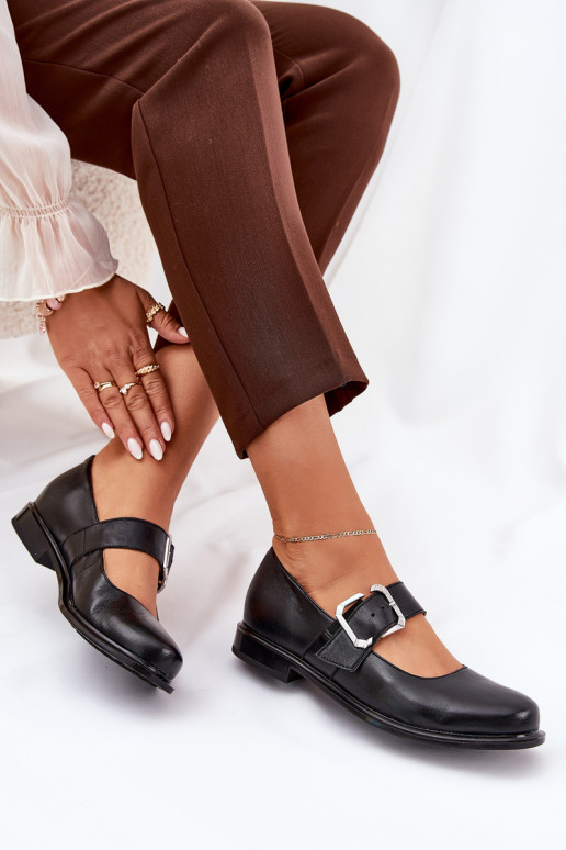 apavi  ar sprādzēm Laura Messi 2980 Melns   apavi  ar sprādzēm Laura Messi 2980 Melns