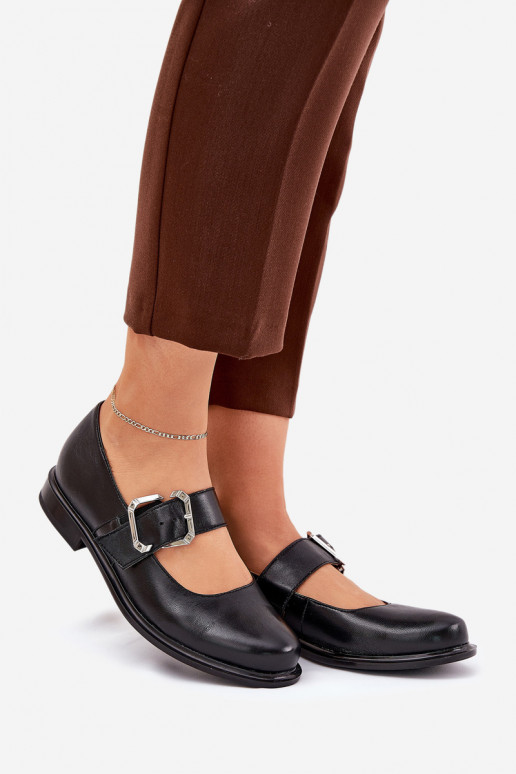 apavi  ar sprādzēm Laura Messi 2980 Melns   apavi  ar sprādzēm Laura Messi 2980 Melns